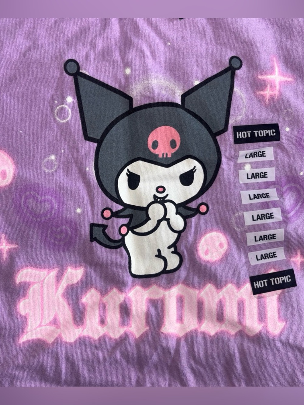 Hot Topic Kuromi Graphic Tee💜
